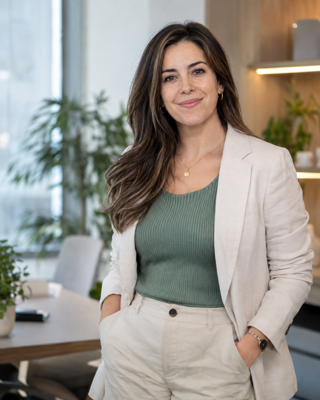 Natalia Flores, asesora comercial